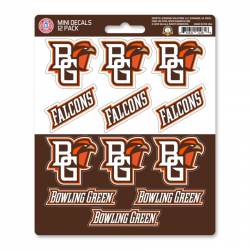 Bowling Green State University Falcons - Set Of 12 Sticker Sheet