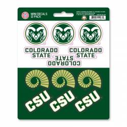 Colorado State University Rams - Set Of 12 Sticker Sheet