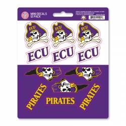 East Carolina University Pirates - Set Of 12 Sticker Sheet