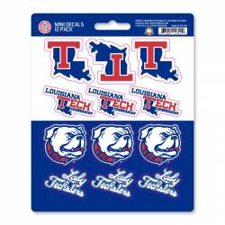 Louisiana Tech University Bulldogs - Set Of 12 Sticker Sheet