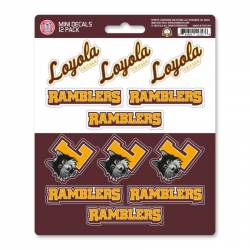 Loyola University Ramblers - Set Of 12 Sticker Sheet