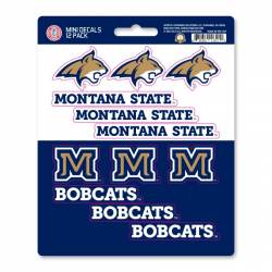 Montana State University Bobcats - Set Of 12 Sticker Sheet