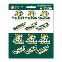 Northern Michigan University Wildcats - Set Of 12 Sticker Sheet