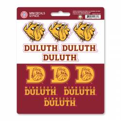 University Of Minnesota-Duluth Bulldogs - Set Of 12 Sticker Sheet