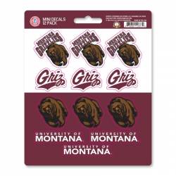 University Of Montana Grizzlies - Set Of 12 Sticker Sheet