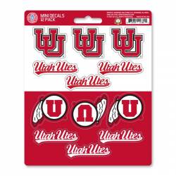 University Of Utah Utes - Set Of 12 Sticker Sheet
