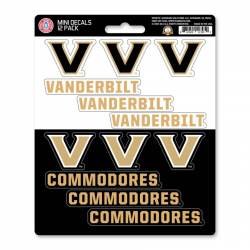 Vanderbilt University Commodores - Set Of 12 Sticker Sheet