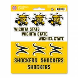 Wichita State University Shockers - Set Of 12 Sticker Sheet