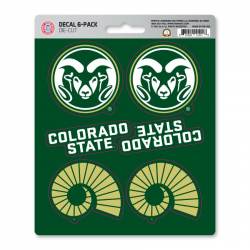 Colorado State University Rams - Set Of 6 Sticker Sheet