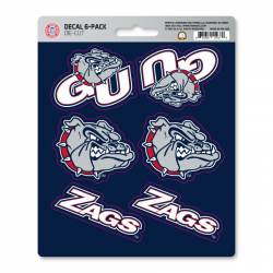 Gonzaga University Bulldogs - Set Of 6 Sticker Sheet