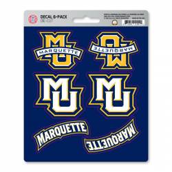 Marquette University Golden Eagles - Set Of 6 Sticker Sheet