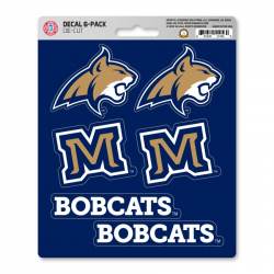 Montana State University Bobcats - Set Of 6 Sticker Sheet