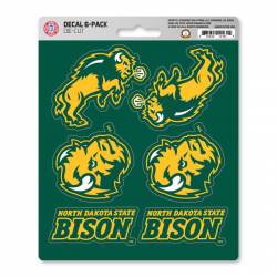 North Dakota State University Bison - Set Of 6 Sticker Sheet