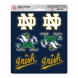 University Of Notre Dame Fighting Irish - Set Of 6 Sticker Sheet