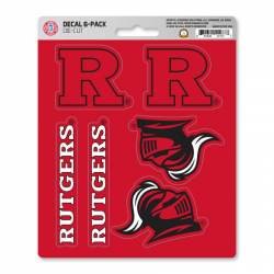 Rutgers University Scarlet Knights - Set Of 6 Sticker Sheet