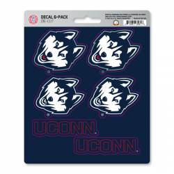 University Of Connecticut UCONN Huskies - Set Of 6 Sticker Sheet