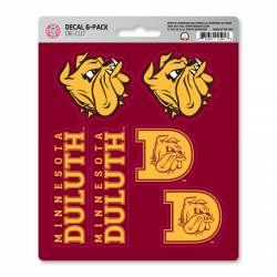 University Of Minnesota-Duluth Bulldogs - Set Of 6 Sticker Sheet
