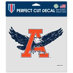 Auburn University War Eagles Retro - 8x8 Full Color Die Cut Decal