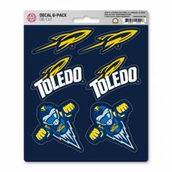 University Of Toledo Rockets - Set Of 6 Sticker Sheet