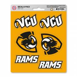 Virginia Commonwealth University Rams - Set Of 6 Sticker Sheet