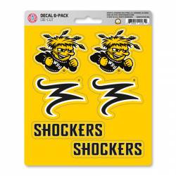 Wichita State University Shockers - Set Of 6 Sticker Sheet