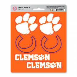 Clemson University Tigers - Set Of 6 Sticker Sheet