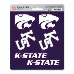 Kansas State University Wildcats - Set Of 6 Sticker Sheet