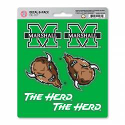 Marshall University Thundering Herd - Set Of 6 Sticker Sheet