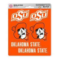 Oklahoma State University Cowboys - Set Of 6 Sticker Sheet