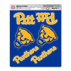 University Of Pittsburgh Panthers - Set Of 6 Sticker Sheet