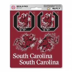 University Of South Carolina Gamecocks - Set Of 6 Sticker Sheet