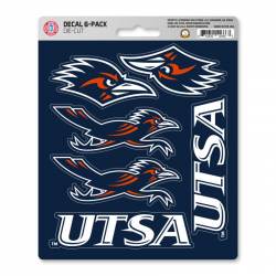 University of Texas at San Antonio Roadrunners - Set Of 6 Sticker Sheet