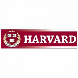 Harvard College Crimson - 3x12 Bumper Sticker Strip