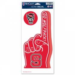 North Carolina State University Wolfpack - Finger Ultra Decal 2 Pack