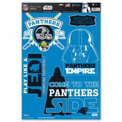 Carolina Panthers Star Wars Yoda - Set of 4 Ultra Decals