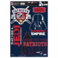 New England Patriots Star Wars Yoda - Set of 4 Ultra Decals