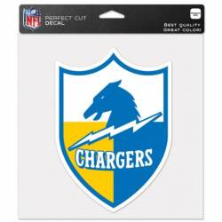Los Angeles Chargers Retro Logo - 8x8 Full Color Die Cut Decal