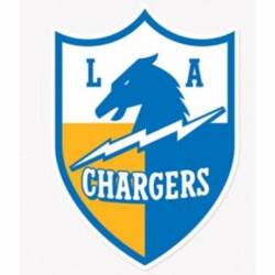 Los Angeles Chargers 2020 Shield Logo - 8x8 Full Color Die Cut Decal
