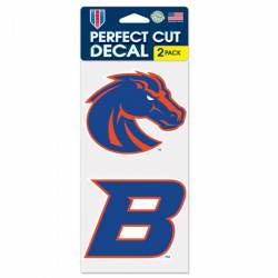Boise State University Broncos - Set of Two 4x4 Die Cut Decals