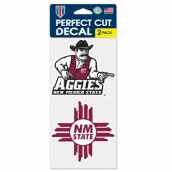 New Mexico State University Aggies - Set of Two 4x4 Die Cut Decals