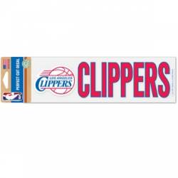 Los Angeles Clippers Logo - 3x10 Die Cut Decal