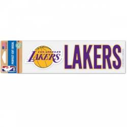 Los Angeles Lakers Logo - 3x10 Die Cut Decal