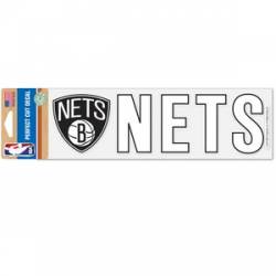 Brooklyn Nets Logo - 3x10 Die Cut Decal