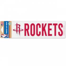 Houston Rockets Logo - 3x10 Die Cut Decal