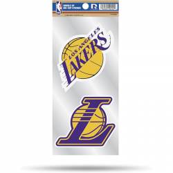 Los Angeles Lakers Logo - Double Up Die Cut Decal Set