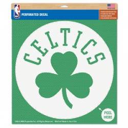 Boston Celtics - 17x17 Perforated Shade Decal
