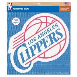 Los Angeles Clippers - 17x17 Perforated Shade Decal