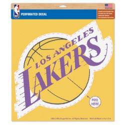 Los Angeles Lakers - 17x17 Perforated Shade Decal