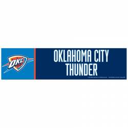 Oklahoma City Thunder - 3x12 Bumper Sticker Strip