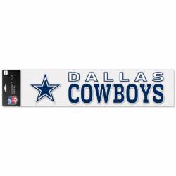 Dallas Cowboys - 4x17 Die Cut Decal
